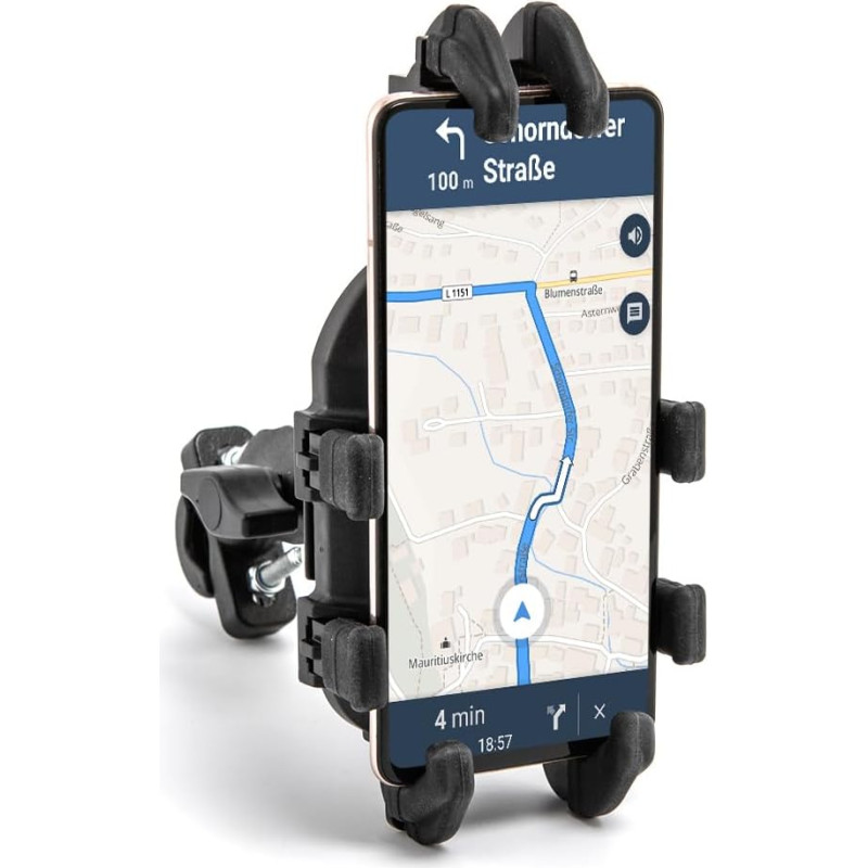 Motorcycle Mobile Phone Cradle Holder for 4 - 7 Inch Smartphone Motorcycle Mobile Phone Holder (Style C)