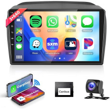 Podofo Carplay Car Radio for Fiat Doblo 2010-2015/Opel Combo 2011-2018, 9 Inch Touchscreen Android 2+64G with Wireless Carplay Android Car, Bluetooth/GPS/WiFi/FM/RDS/SWC/HiFi/USB+Reversing Camera