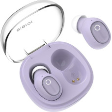 eleror Wireless Earphones for Small Ears, Women, Men, Purple, Bluetooth Earphones for Small Ear Canals, Mini Earplugs, Wireless Bluetooth Headphones for iPhone, Android Earbuds