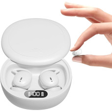 Small Mini Invisible Wireless Earbuds Sleep Ear Buds Noise Cancelling In-Ear Headphones Wireless Bluetooth Sleep Earphones for Small Ears Soft Headphones for Sleeping Bluetooth Invisible