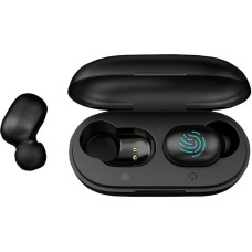 Haylou Bluetooth GT1 Touch Control Sport Wireless Stereo HD Stereo Fast Connection / IPX5 Waterproof / Total 12H Playtime / Mini Case (Only 30g), Black