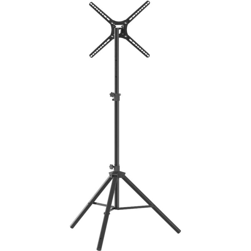 Barkan 13-65 Inch Tilt & Height Adjustable Tripod TV Floor Stand, Holds up to 36 kg, Stand, Stand, Max. VESA 400 x 400, TV Mount, Tripod, Foldable/Foldable