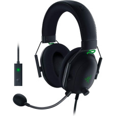 Razer RZ04-03230100-R3M1 BlackShark V2 Wired Gaming Headset with USB Sound Card (Black)