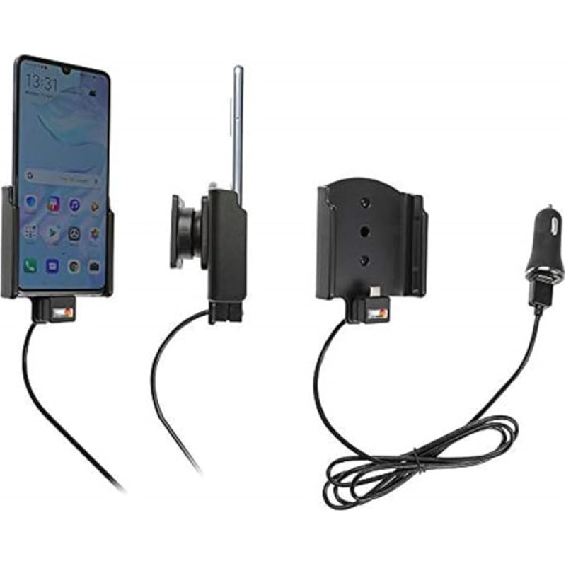 Brodit Device holder 721120 | Made in Sweden | with charging function for smartphones - Huawei P30