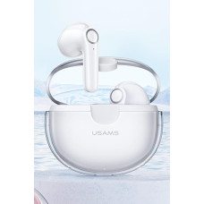 P4Y Wireless BU12 TWS Earbuds, Bluetooth 5.1, Excellent Sound Quality, 1 x USB (Type C), Noise Cancellation, In-Ear, Playing Time: Approx. 5 Hours, Connection Range: up to 12 m (White)