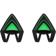 Razer Kitty Ears for Kraken Headsets, Compatible with Kraken 2019, Kraken TE Headsets, Adjustable Strraps, Water-Repellent Construction, Green