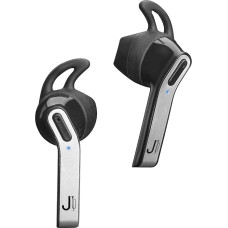 SBS Bluetooth Headphones Black - Wireless In-Ear Headphones with Charging Station 450 mAh and 3 Hours Battery Life