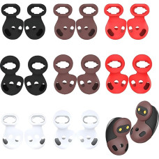 8 Pairs Anti Slip Silicone Earbuds Compatible with Samsung Galaxy Buds, Galaxy Buds Live, Replacement Tips, Samsung Earbuds Rubber Tips, Headphone Accessories for Galaxy Buds Live