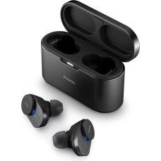 Philips Fidelio True Wireless Noise Cancelling Pro+, More Music. 48 Hours, 2-Way System. Balanced Armature, Comply T1BK/00 Earplugs, Black