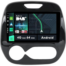 MISONDA DAB+ Android Car Radio 9 Inch IPS for Renault Kaptur Captur 2016-2019, Supports GPS Navigation | Bluetooth | SWC | RDS/FM | Carplay | Android Car | WLAN | 4G | MirrorLink 4G+64G