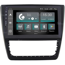 Personalised Car Radio for Skoda Yeti 2014 with Manual Air Conditioning Android GPS Bluetooth WiFi USB DAB+ Touchscreen 10 Inch 4Core Carplay Android Car