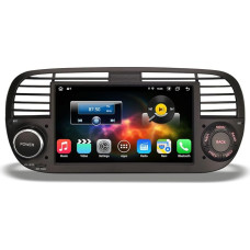 GONFEN 8-Core Android 12.0 Car Radio with Bluetooth for Fiat 500 (2008-2015) Support GPS Navigation Carplay Android Car WiFi DAB+ RDS DSP 32GB ROM