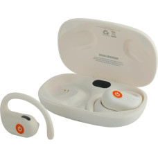 SIVGA SO1 Open Ear Headphones, Bluetooth 5.3 Wireless Earphones for Sports with Digital Display Charging Case (White)