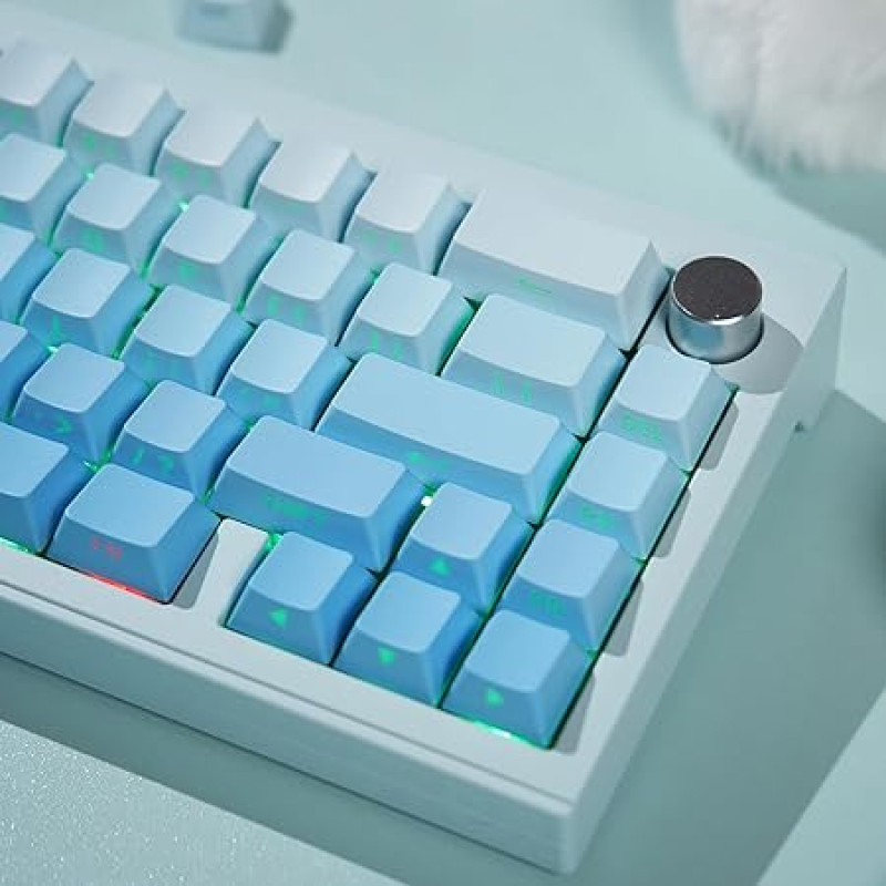 133 klavišų PBT dvigubo įskėlimo klavišų dangteliai Cherry profilio klavišų dangteliai tinka 60 % 65 % 75 % 95 % Cherry Mx jungikliams Mechaninė klaviatūra