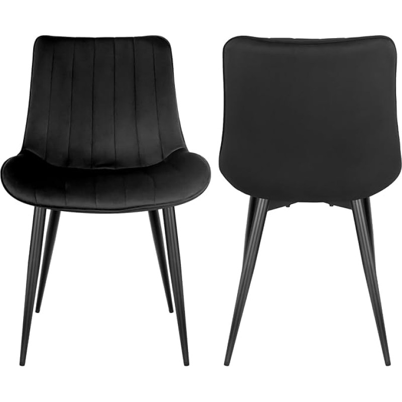 LEWE Valgomojo kėdės, 2 kėdžių rinkinys, 