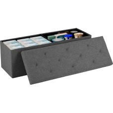 Sweetcrispy Sulankstomas Osmanų sandėliavimo skrynia miegamajame 43 colių didelis Osmanų suoliukas Kojų atrama taburetė su paminkštinta sėdyne įėjimo į kambarį Gyvenamasis kambarys Parama 660 svarų