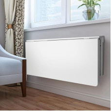 Klappbarer Wandtisch, platzsparend, für Küche, Esszimmer und Frühstück, Bar, kompakter Wandtisch, für Waschküche, kleine Räume, Heimbüro, vielseitiger schwebender Tisch, Weiß