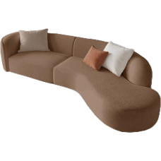 JHOMHF Velveto sofos užvalkalas Elastingas išlenktas neslystantis modernus debesies formos sofos užvalkalas, skirtas restorano kavinės baro svetainės baldų apsaugai (kupranugaris, 2 vietos [55-73 coliai])