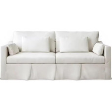 UWSKLAOJDF Loveseat Sofa 213,3 cm Schonbezug Couch 4 Wurfkissen 63,5 cm bequemes, tiefes Sitzkissen waschbar Schonbezug Chenille Couch