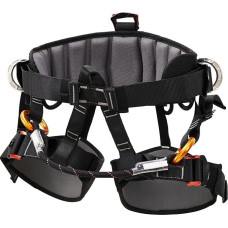 SOB Adjustable Climbing Harness, Reinforced Professional Half Body Safety Belt for Tree Climbing, Fire Rescue, Caving, Climbing and Rappelling