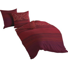 Bierbaum 4429 _ 04 Maco satino patalynės užvalkalai Dizainas 04 Raudona