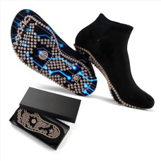 Olligey Foot Reflex Zone Socks, Acupressure Socks with Reflex Zones, Massage Socks for Men and Women, Massage Socks with Pressure Points, Gift for Stressed Mothers and Seniors, Size 35-36