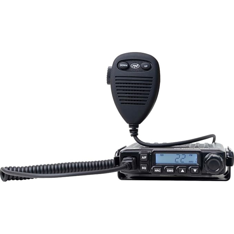 PNI Escort HP 6500 PRO Multi Standard VOX NRC 4W AM-FM 12V SQ ASQ Cigarečių žiebtuvėlio kištukas pridedamas