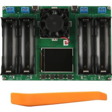 FONGKNOX 18650 Lithium Battery Capacity Tester Internal Resistance Tester Four Way Automatic Charging and Discharge Module TypeC Connector