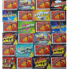 Jaunimo fejerverkai, krekeriai, Naujųjų metų išvakarių vakarėlis, stalo fejerverkai, daugiau kaip 150 efektų, Mega pakuotė, 14 pakuočių, XXL pakuotė