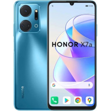 HONOR X7a Dual SIM | 6GB RAM + 128GB Memory | 6.7 Inch Display | 50MP Quad Camera | 6000mAh Battery | 22.5W Fast Charge | Android 12 | Side Fingerprint | 4G LTE Smartphone (Ocean Blue)