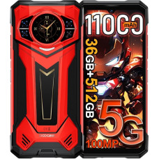 DOOGEE S200 Plus 5G lauko mobilusis telefonas AI išmanusis telefonas su 1,32 colio AMOLED galiniu ekranu, 36GB + 512GB/2TB 