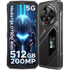 DOOGEE V40 Pro Lauko mobilusis telefonas 5G, 36GB RAM + 512GB ROM 