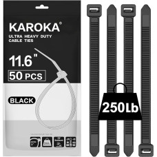 Industrial Cable Ties Heavy Duty with 250lb Tensile Strength 11.6
