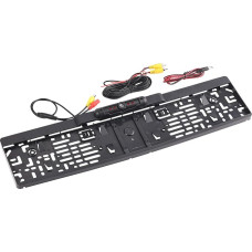 170° IR atbulinės eigos kameros numerio ženklo laikiklis su naktiniu matymu Vandeniui atspari IP67 numerio ženklo kamera, skirta automobilio numerio ženklui