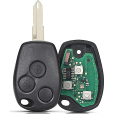 ProPlip PCF7946 Elektroninis programavimo nuotolinio valdymo pultas, suderinamas su Kangoo Modus Clio Master Scénic Logan Trafic Sandero Duster Vivaro Movano Megane Laguna Espace 3 mygtukai 434MHz