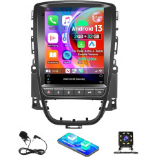 Android 13 Car Radio Double DIN for Opel Astra J, Buick Excelle Verano 2010-2014, 2+32G for Carplay Android Car 9.7 Inch Touchscreen Bluetooth 4.0 Navigation WiFi FM EQ Steering Wheel Control AHD