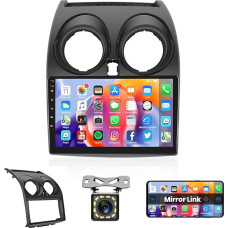 1G + 32G Android 13 Car Radio 2 DIN for Nissan Qashqai J10 2006-2016 with GPS Navigation WiFi Bluetooth 9 Inch Touchscreen Car Radio Double DIN with Mirror Link FM/RDS/USB/EQ Steering Wheel Control