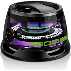 G200 Mini Magnetic Bluetooth Speaker with LED Lights, Portable Wireless Phone Stand, Gaming Speaker with Magnetic Adsorption for Mobile Phones, Metal Surfaces, Compatible with
