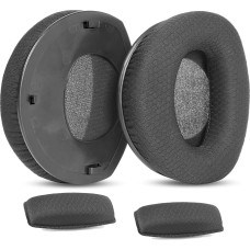 DowiTech Ear Pads Replacement Ear Pads Compatible with Sennheiser HDR160 HDR170 HDR180 Headphones for RS160 RS170 RS180 RF Headphone System, Replacement Ear Pads with Mesh Fabric and Memory Foam