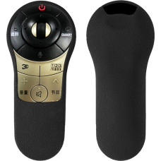 FOLOSAFENAR Dustproof Dustproof Remote Control TV Remote Control Skin Protection Silicone Protective Cover for An Mr400 TV Remote Control (Black)