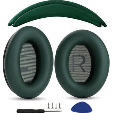 Ausų pagalvėlės ir galvos juosta, tinkančios 