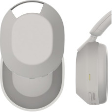 Geekria Silicone Headphone Cover Compatible with Sony WH-1000XM5, WH1000XM5 Wireless Headphones, Scratch Protection Case/Ear Cup Cover/Headset Speaker, Skin Protection(Beige)