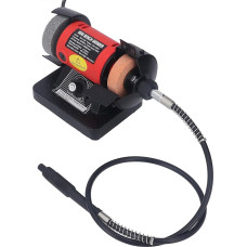 Spacnana 150 -W -Benchtop -, Elektrische Poliermahlen -Gravurmaschine, Kleiner Bankpolizierer und Professionelle Lapidargeräte für Metallsteinglasholzbearbeitung (EU-Stecker 220-230 V 0,68a)