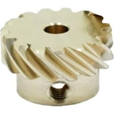 GuidNaurys 30T 1M 45 Grad Schrägverzahnung Linksdrehendes Spiralritzel 1 Modul 30 Zähne Messing Versetztes Zahnrad Eingriffswinkel (35 mm žingsnis 13 mm skylė)