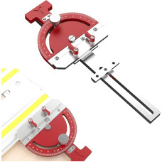 Stalo pjūklo įstrižainės matuoklis Reguliuojamas kelių kampų pjūklo kreipiklis Kvadratinis dešiniojo kampo kreipiklis Kampo ribotuvas, skirtas 