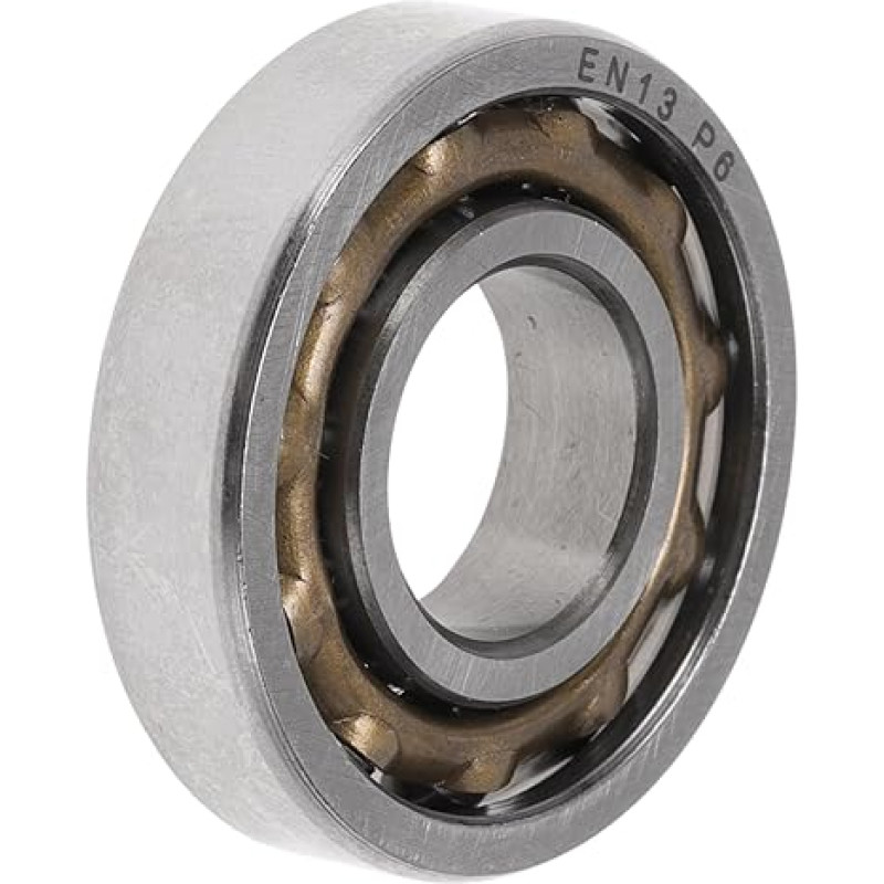 Partuto EN13 Rillenkugellager 13x30x7mm P6 Offener Typ Geschmierte Lager 1 Stk Auto Roller Skateboard Rad Universell Silberton Goldton