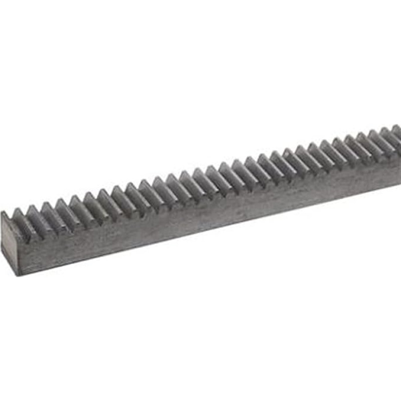 TANGJIANCHENG 1.5MOD Aukšto tikslumo cilindrinės pavaros iš plieno 15x15 ilgis 500/1000/1500/2000mm krumpliaračių CNC tiesus stovas 1.5 modulis (spalva: 500mm be apdirbimo)