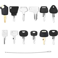 Beimus Ersatzschlüssel für schwere Geräte, Baumaschinen, 12 Stück