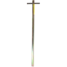 Fauhapyway Metall-Dreikantschlüssel, 100/200/300 mm, für den Zugang zu Aufzugstüren und Schlössern mit langer Festigkeit (300 mm)