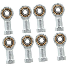 OUNONA 8 sferinių guolių pakuotė Guolių priedai Savaime sutepantys guoliai Vidinio sriegio jungtis Vidiniai strypų antgaliai Strypų antgaliai Strypų antgaliai pagaminti iš aliuminio Mašinų geležies komponentas